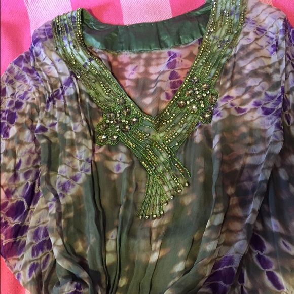 Kareena's Trends 100% hand dyed&hand crafted‎ tunic - Picture 3 of 3